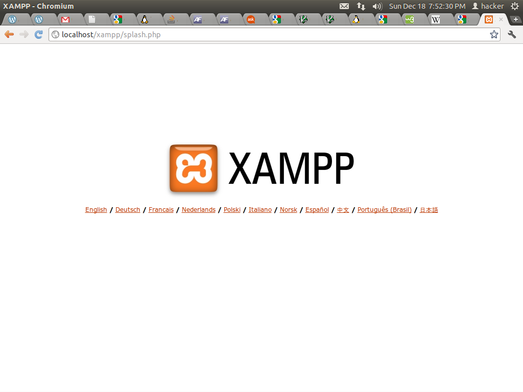 xampp web server 1.7.7